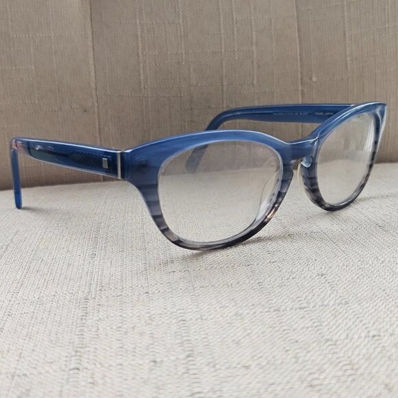 Modo Women Eyeglasses Frame Blue Tone Mod.6033 Glasses Eye Wear Made Japan - Picture 5 of 12